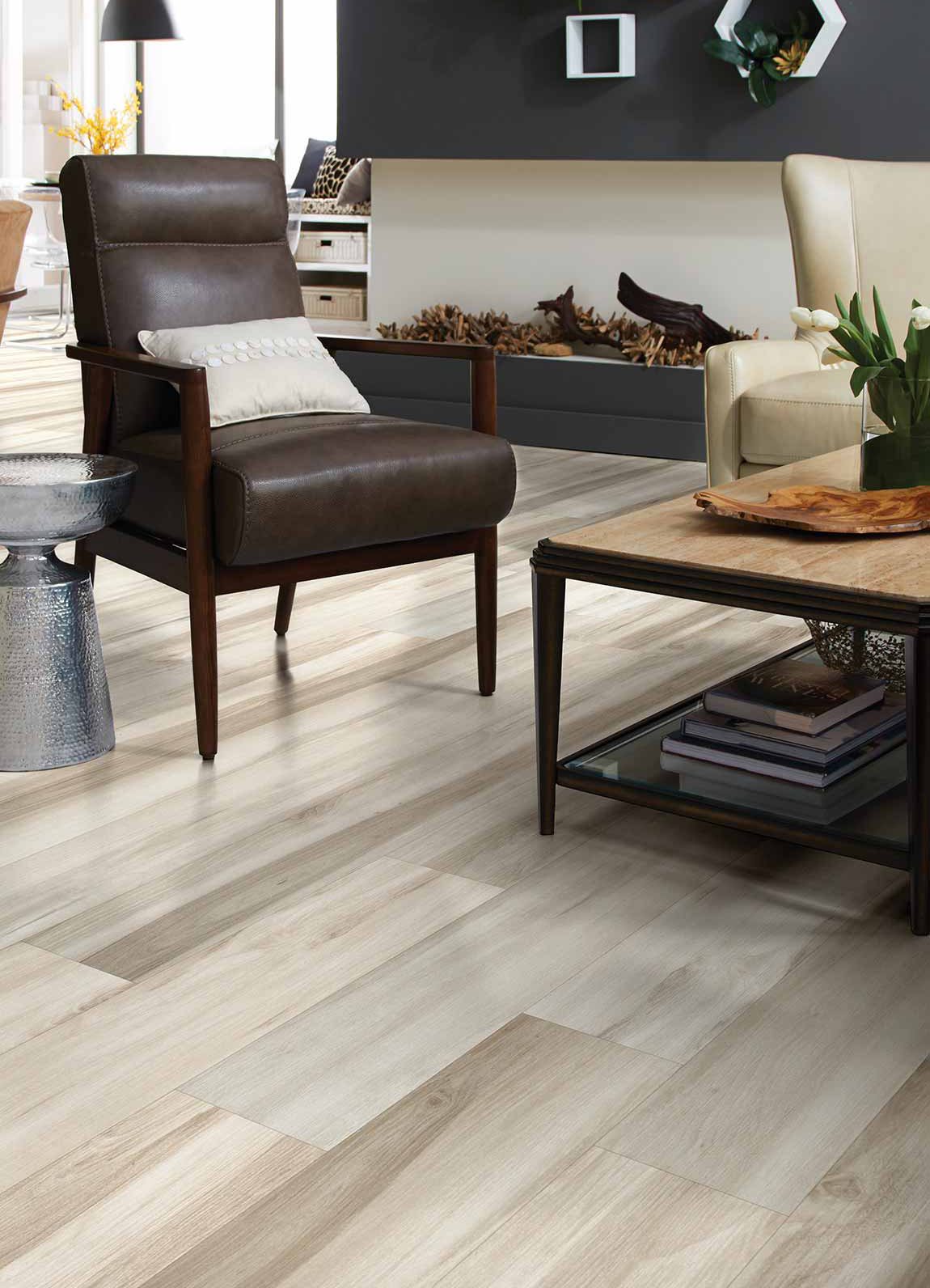laminate floor by Shaw in living room